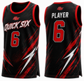 Quick Six Flag football jersey