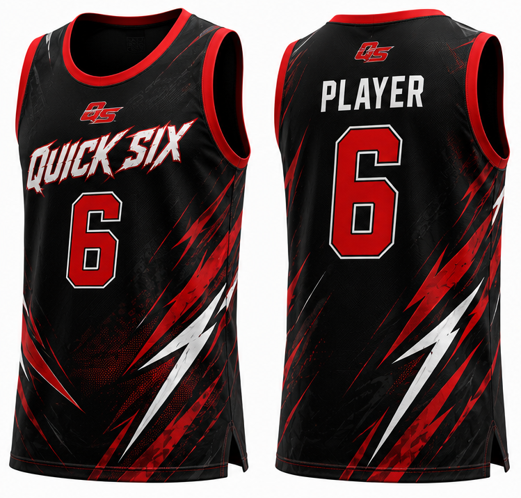 Quick Six Flag football jersey